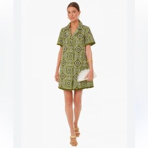 NWT! TUCKERNUCK Moss Medallion Marley Dress L